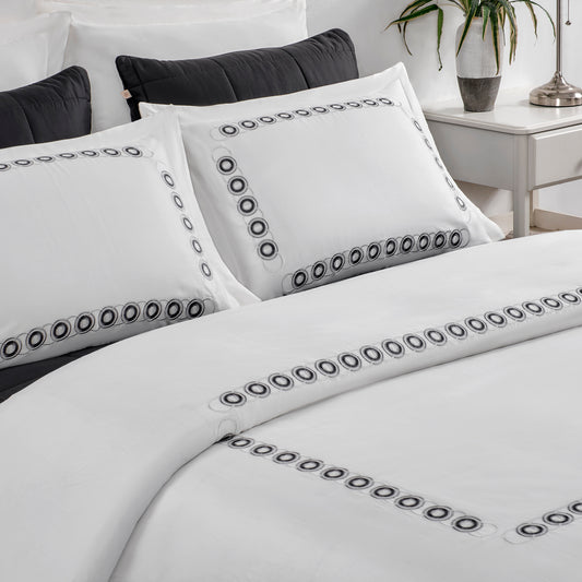 PASIONI Emma 2 li Yastık Kılıfı Gri