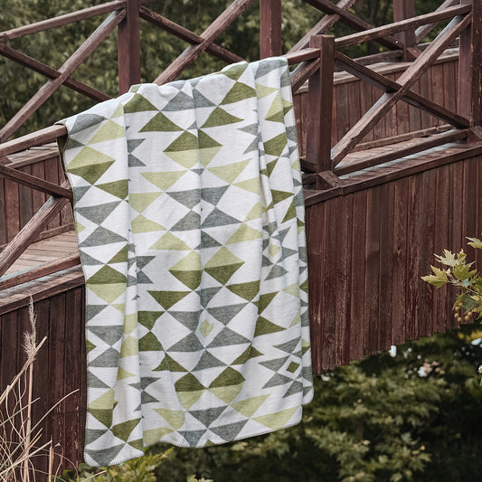 PASIONI Pamuklu Battaniye Pas4 Yeşil