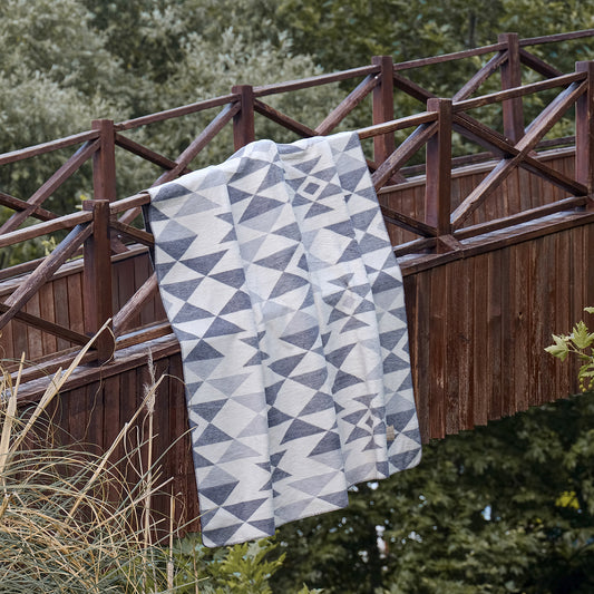 PASIONI Pamuklu Battaniye Pas4  Antrasit