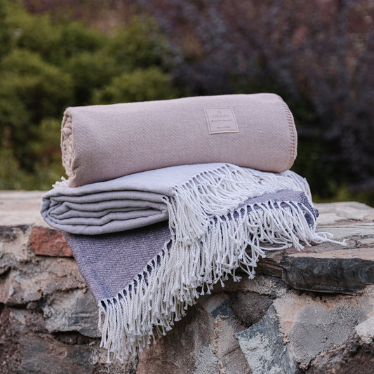 PASIONI Pamuk Skoç Battaniye Pas6 Gri