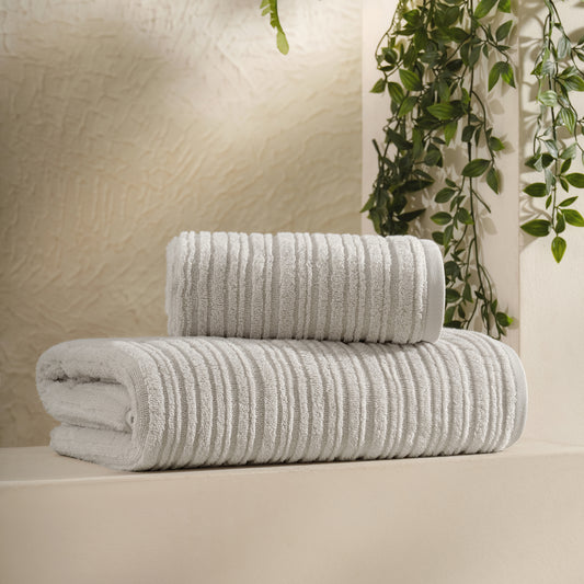 Pasioni Lunetta yüksek gramajlı  microcotton 2 Li havlu seti ( taş )