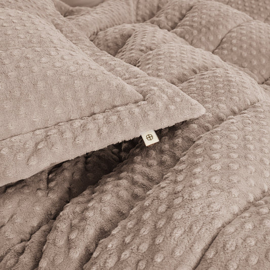 Comfortter Welsoft Yeni Nesil - Bej - Çift Kişilik Uyku Seti - Pasioni