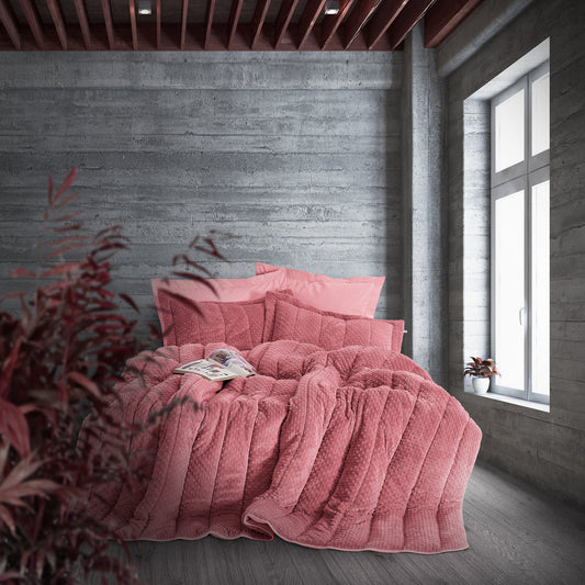 Comfortter Welsoft Yeni Nesil - Pembe - Çift Kişilik Uyku Seti - Pasioni