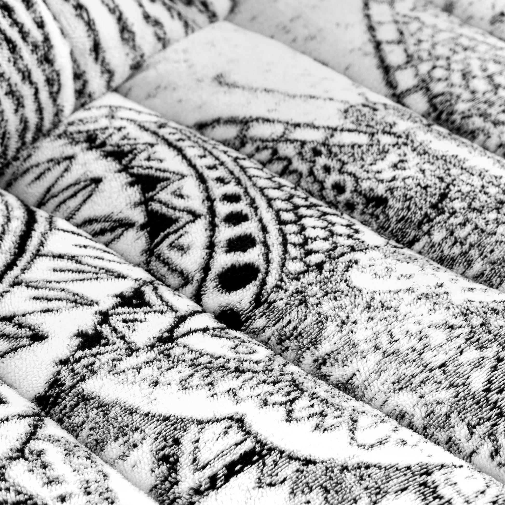 PASIONI COMFORTTER BAMBU JAKAR KELEBEK DESEN YENİ NESİL ÇİFT KİŞİLİK UYKU SETİ (3 PARÇA) - Pasioni