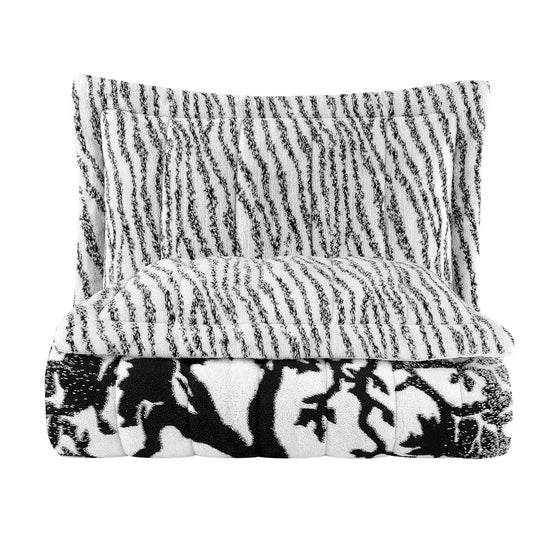 PASIONI COMFORTTER BAMBU JAKAR YAŞAM AĞACI DESEN YENİ NESİL ÇİFT KİŞİLİK UYKU SETİ (4 PARÇA) - Pasioni