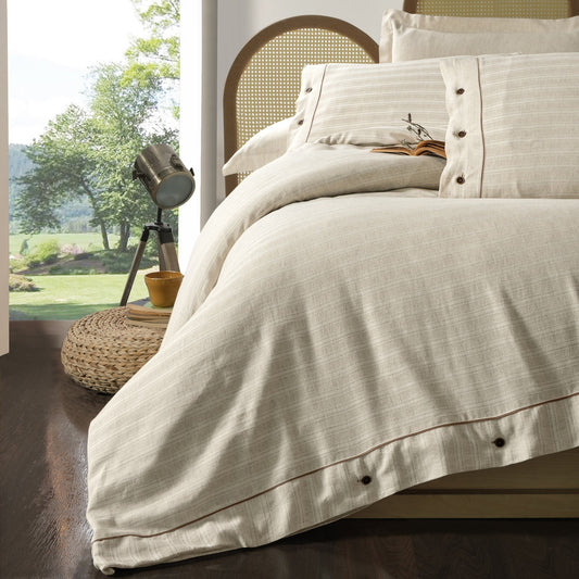 PASIONI - keten Pace Çift Kişilik Nevresim Takımı - Pasioni