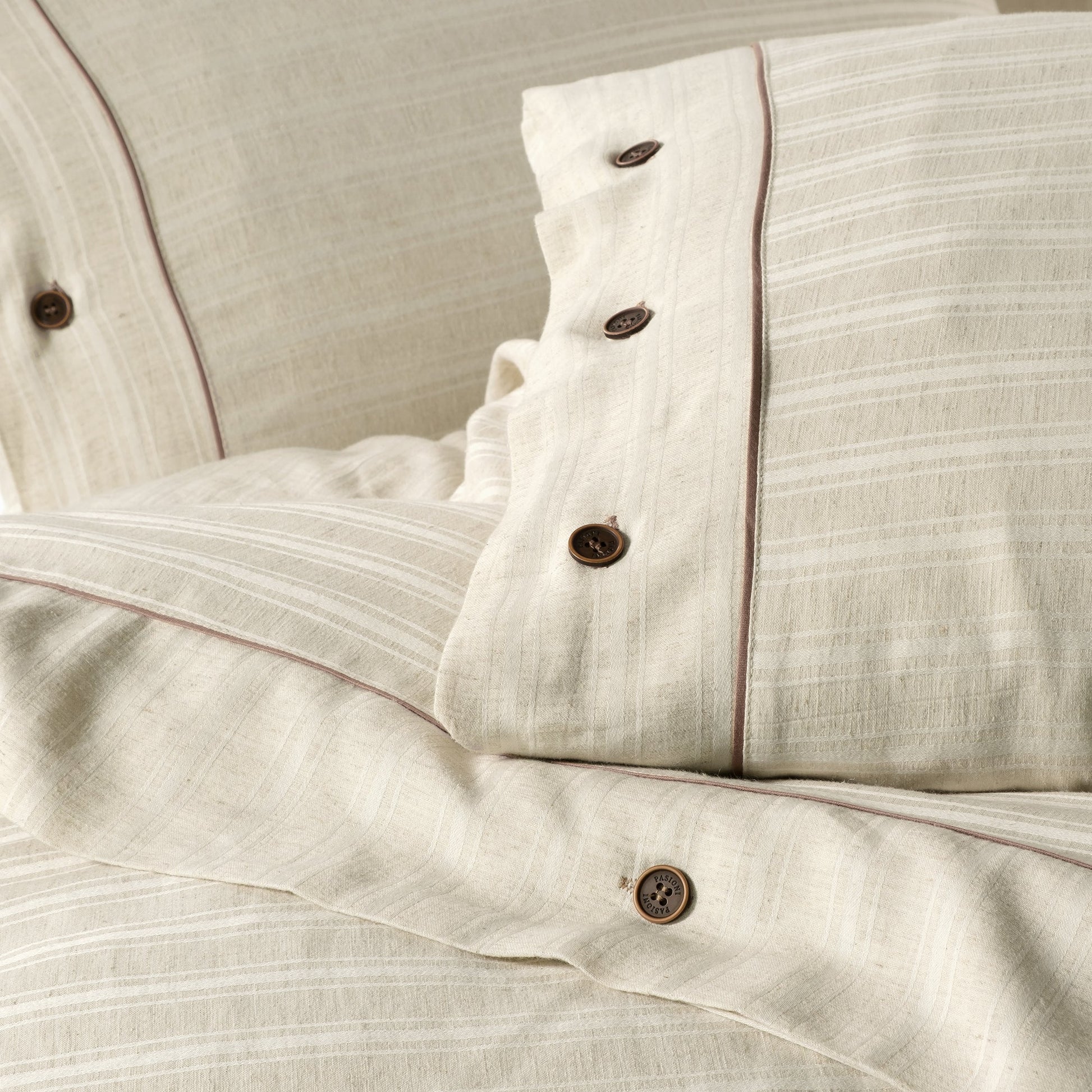 PASIONI - keten Pace Çift Kişilik Nevresim Takımı - Pasioni