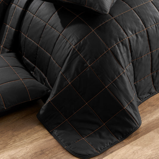 PASIONI MONDO SATEN NAKIŞLI 6 PARÇA YATAK ÖRTÜSÜ TAKIMI - Pasioni