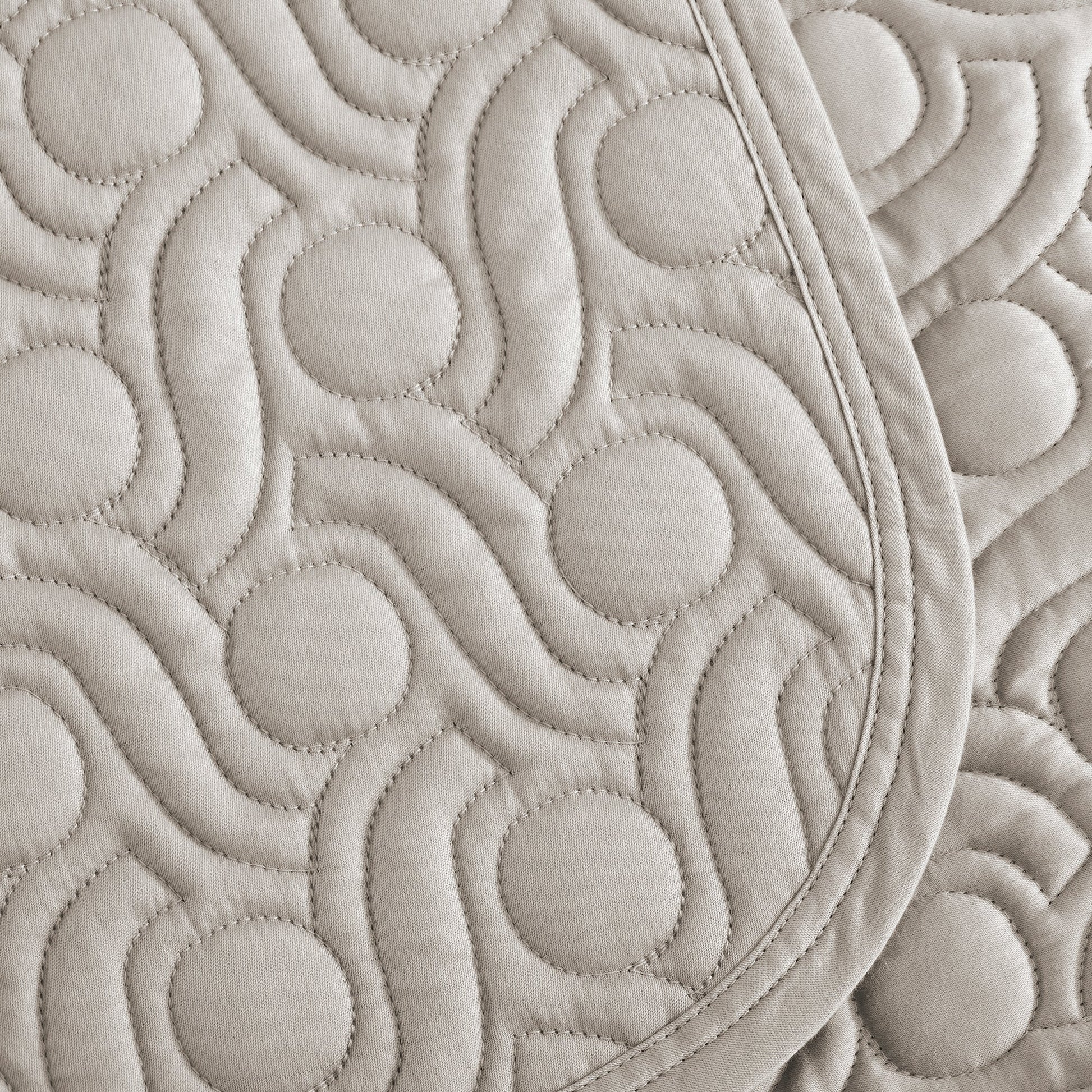 PASIONI PURO BEJ ÇİFT KİŞİLİK YATAK ÖRTÜSÜ SETİ - Pasioni