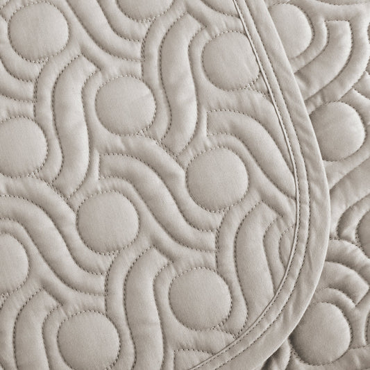 PASIONI PURO BEJ ÇİFT KİŞİLİK YATAK ÖRTÜSÜ SETİ - Pasioni