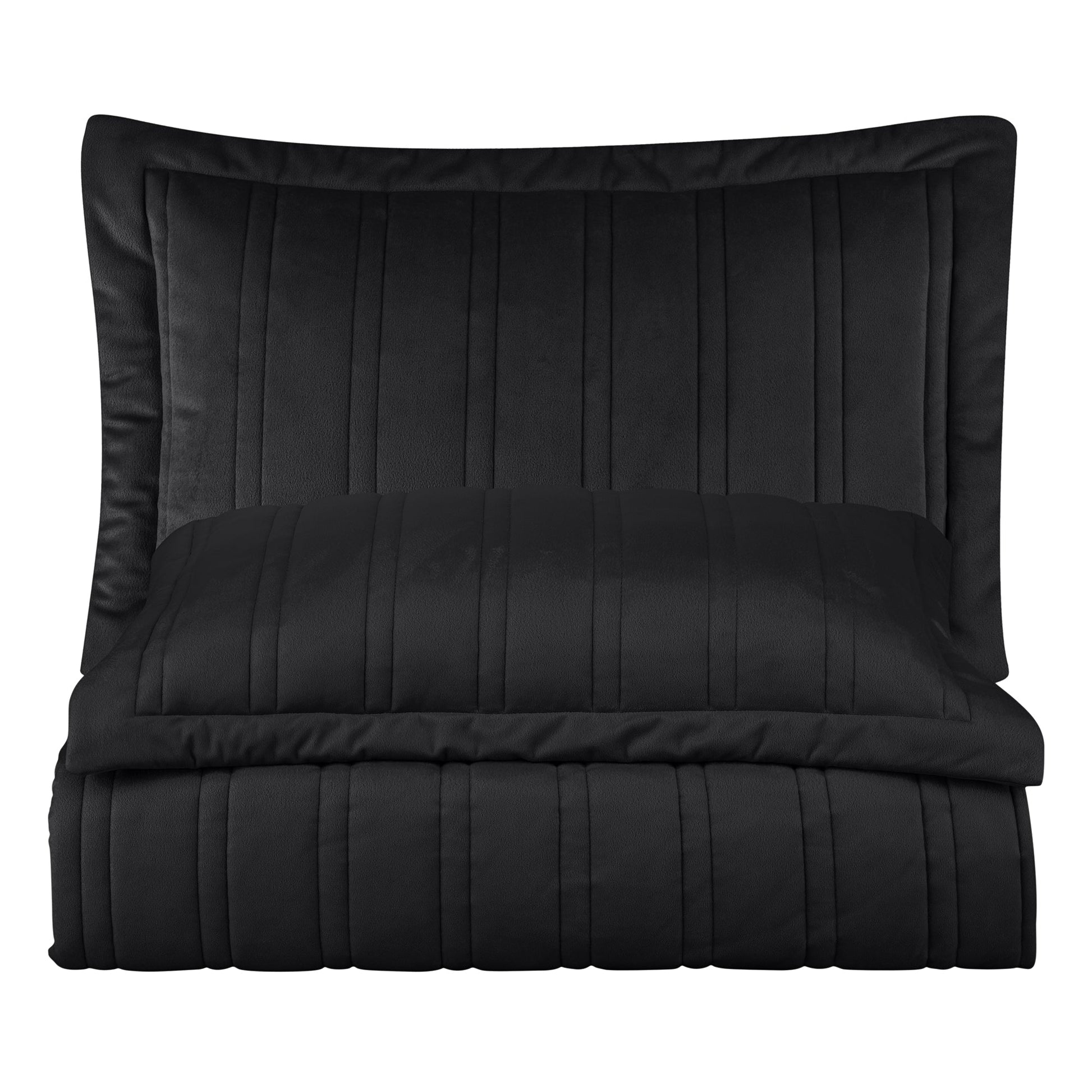 PASIONI - ROMEO - VELVET ANTRASİT ÇİFT KİŞİLİK YATAK ÖRTÜSÜ TAKIMI - Pasioni