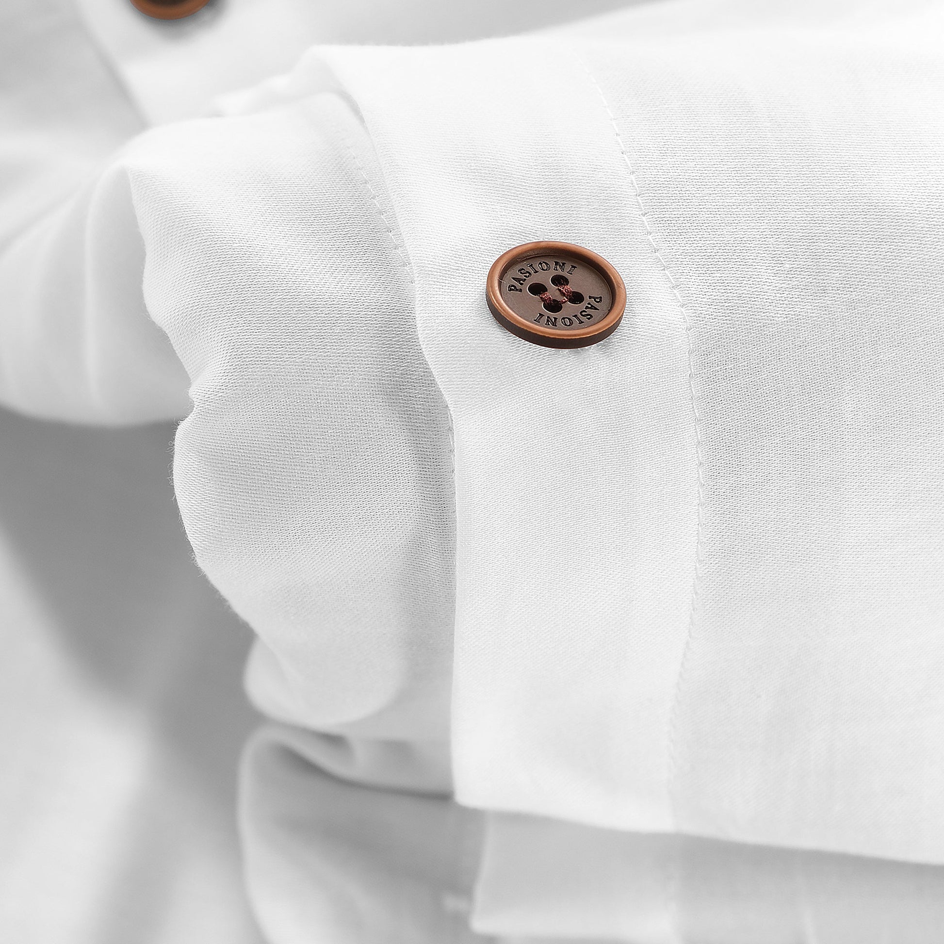 PASIONI - Saten - Elegante - Camel Nakışlı Çift Kişilik Nevresim Takımı - Pasioni