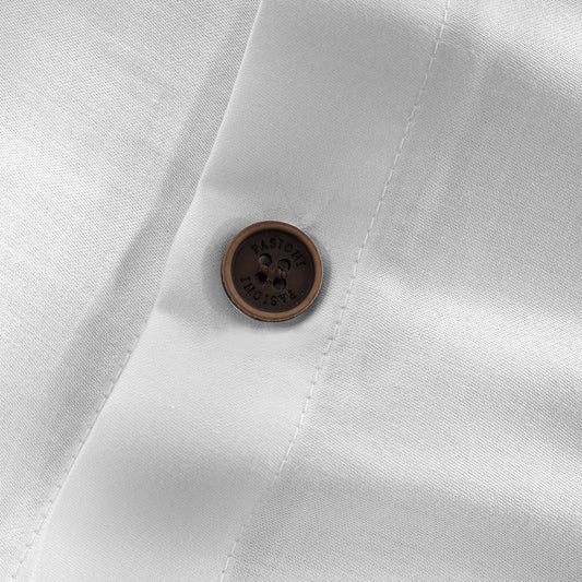 PASIONI - Saten - Elegante - Lacivert Nakışlı Çift Kişilik Nevresim Takımı - Pasioni