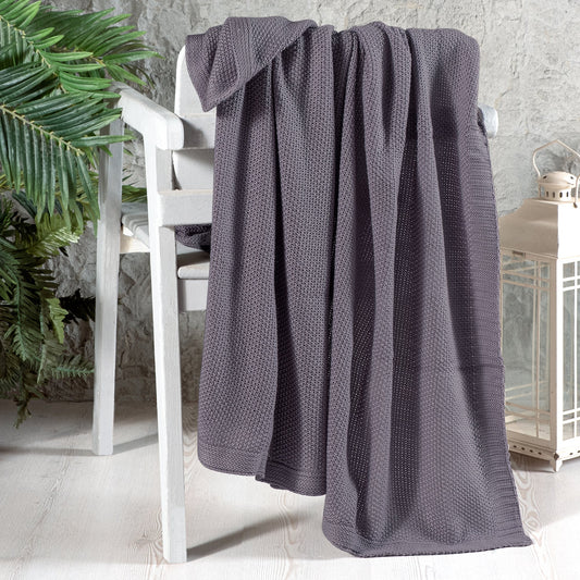 PASIONI - TV BATANİYESİ - THROW BATTANİYE - GRİ 130X170 - Pasioni