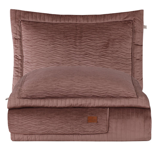 PASIONI - Velvet - Reale - Velvet Tarçın Çift Kişilik Çeyiz Seti - Pasioni